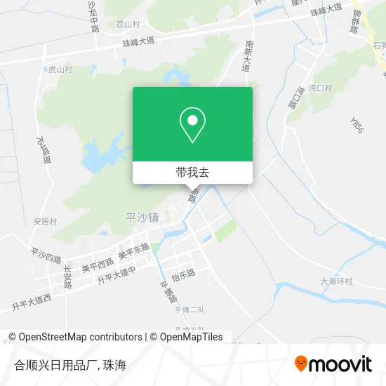 合顺兴日用品厂地图
