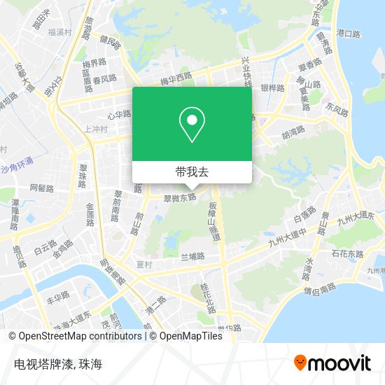 电视塔牌漆地图