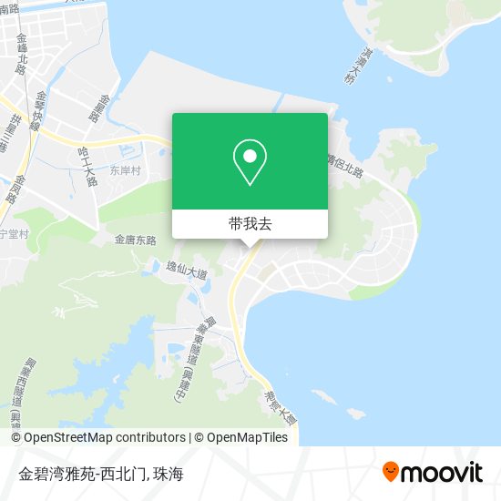 金碧湾雅苑-西北门地图