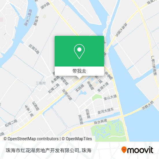 珠海市红花湖房地产开发有限公司地图