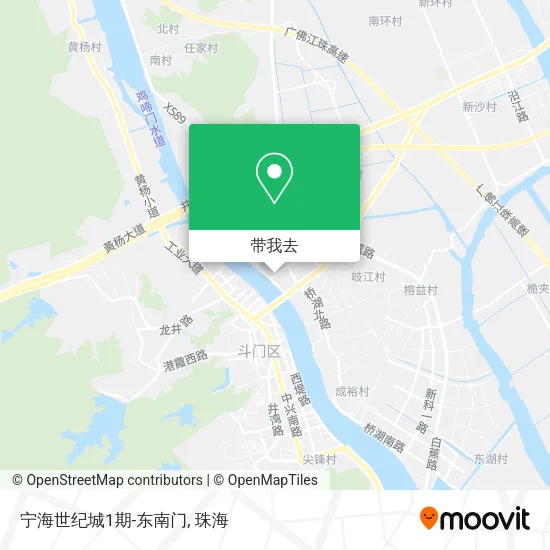 宁海世纪城1期-东南门地图