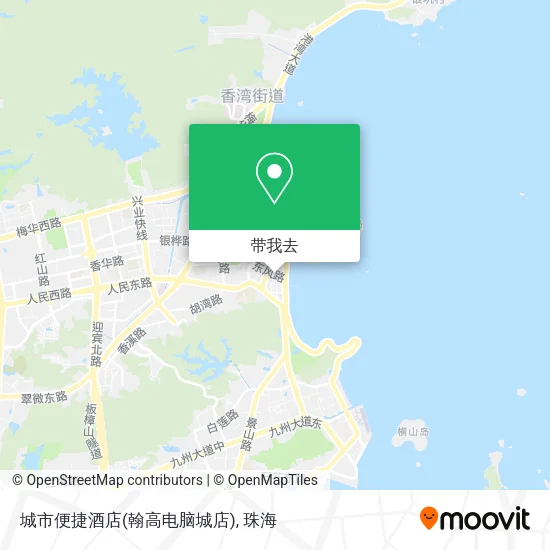城市便捷酒店(翰高电脑城店)地图