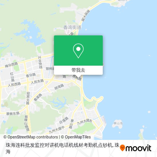 珠海连科批发监控对讲机电话机线材考勤机点钞机地图