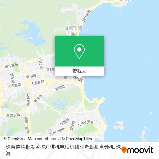 珠海连科批发监控对讲机电话机线材考勤机点钞机地图