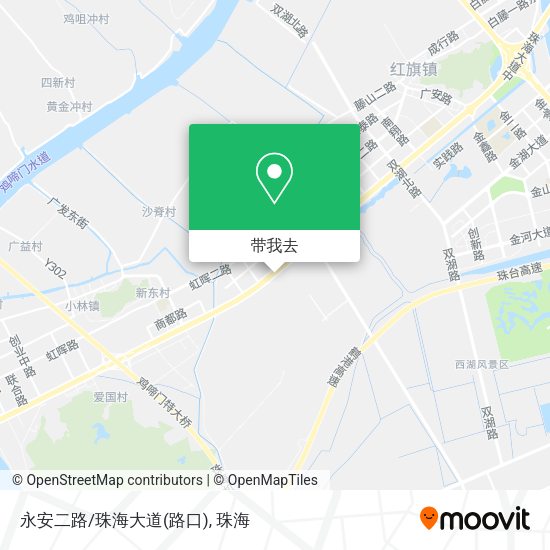 永安二路/珠海大道(路口)地图