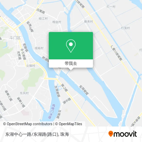 东湖中心一路/东湖路(路口)地图