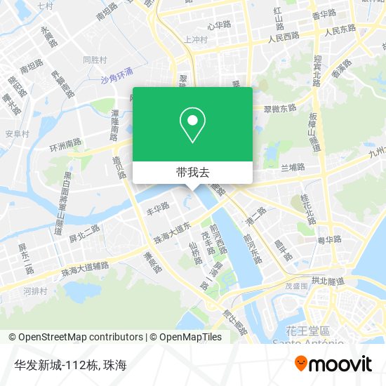 华发新城-112栋地图
