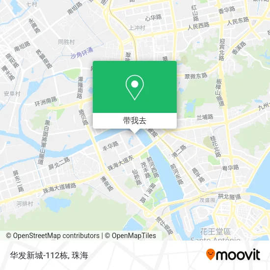 华发新城-112栋地图