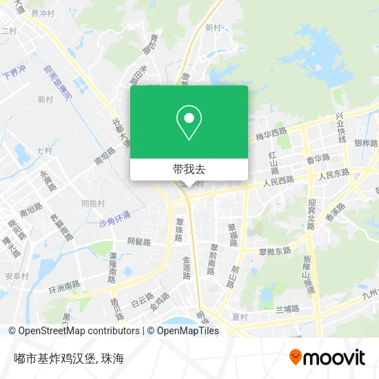 嘟市基炸鸡汉堡地图