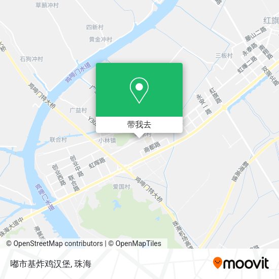 嘟市基炸鸡汉堡地图