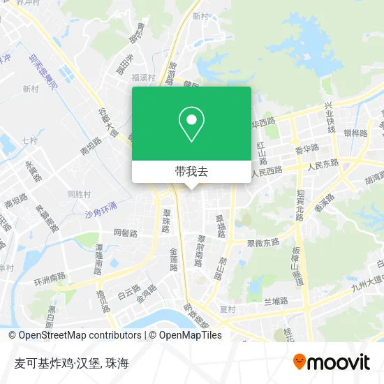 麦可基炸鸡·汉堡地图