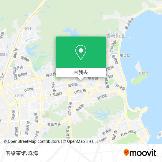 客缘茶馆地图