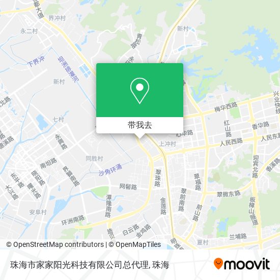珠海市家家阳光科技有限公司总代理地图