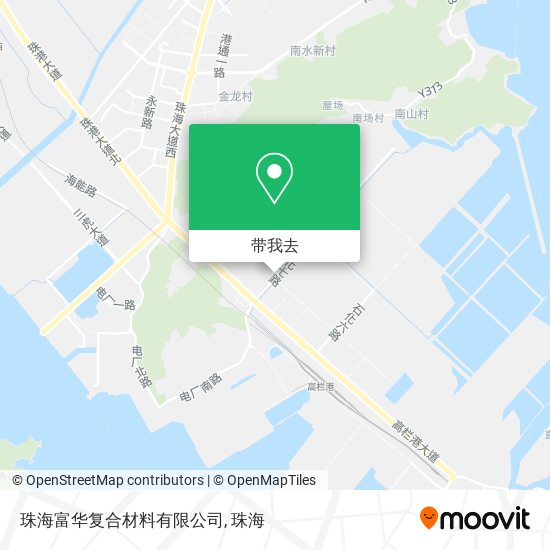 珠海富华复合材料有限公司地图