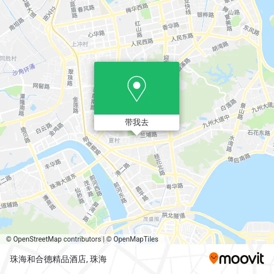 珠海和合德精品酒店地图