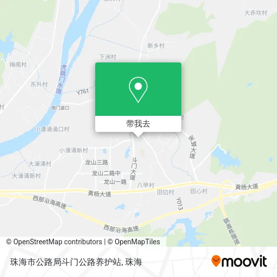 珠海市公路局斗门公路养护站地图