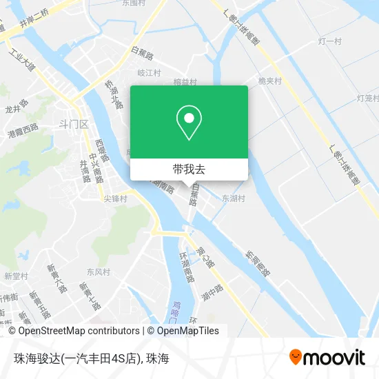 珠海骏达(一汽丰田4S店)地图