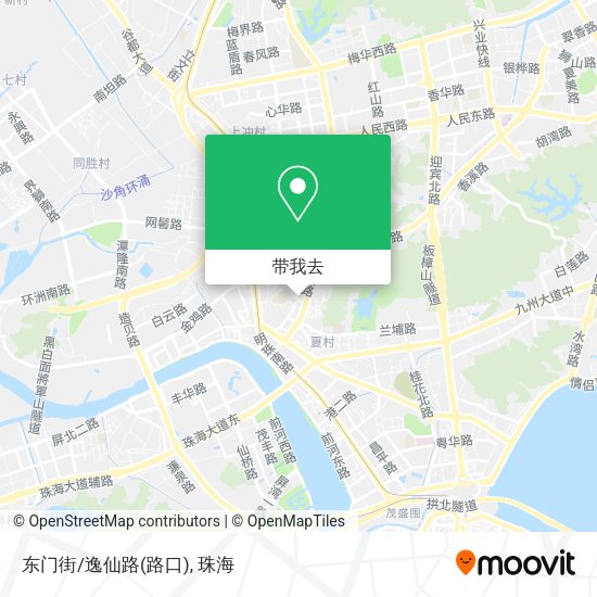 东门街/逸仙路(路口)地图