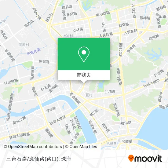 三台石路/逸仙路(路口)地图