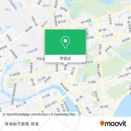 珠海标尺装饰地图