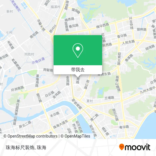 珠海标尺装饰地图