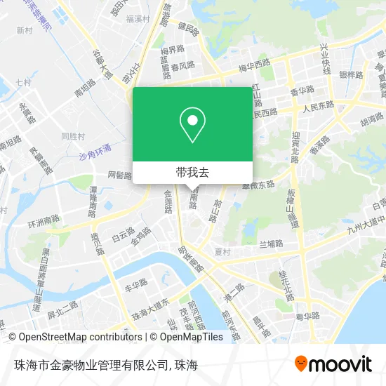 珠海市金豪物业管理有限公司地图