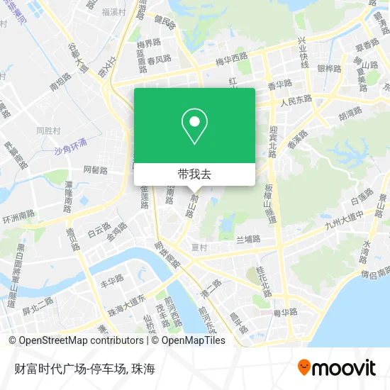 财富时代广场-停车场地图