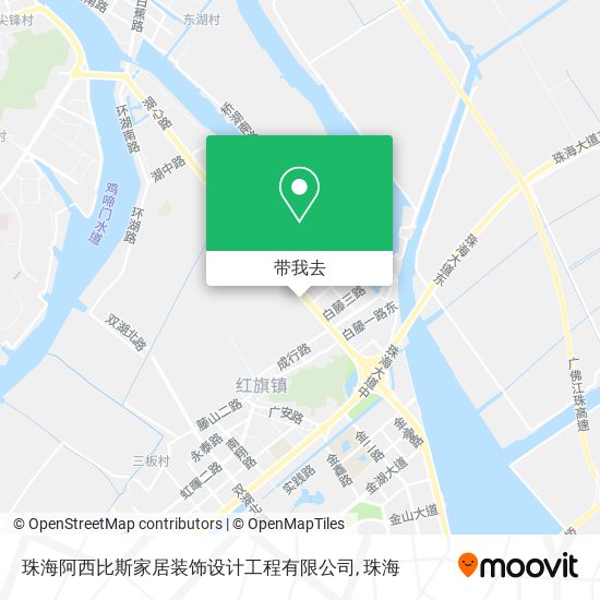 珠海阿西比斯家居装饰设计工程有限公司地图