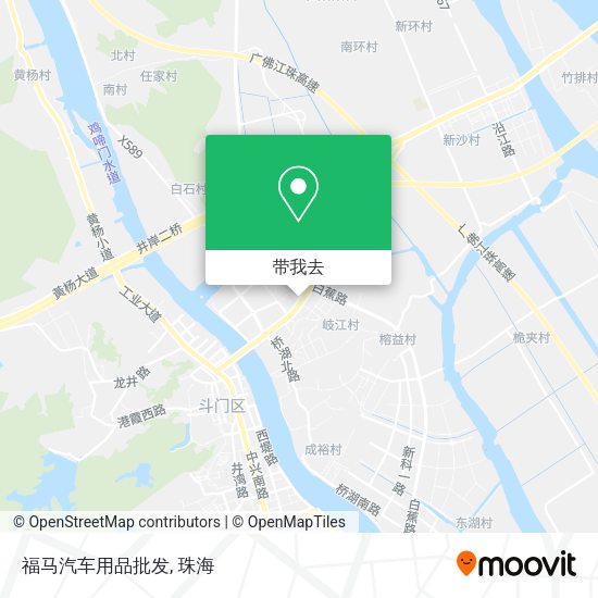 福马汽车用品批发地图