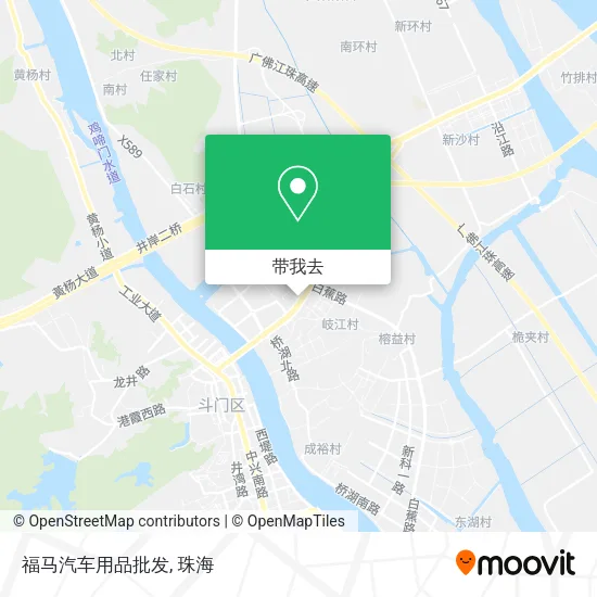 福马汽车用品批发地图