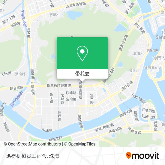 迅得机械员工宿舍地图