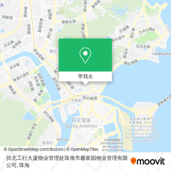 拱北工行大厦物业管理处珠海市馨家园物业管理有限公司地图