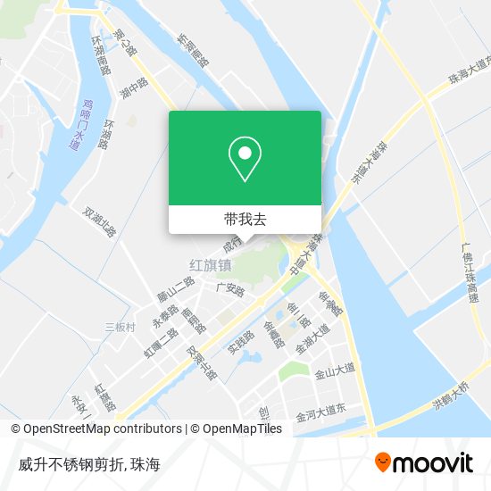 威升不锈钢剪折地图