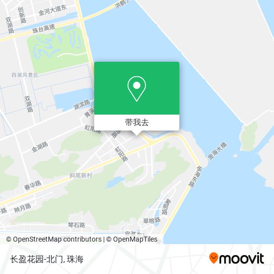长盈花园-北门地图