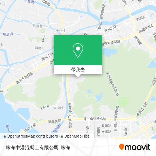 珠海中港混凝土有限公司地图