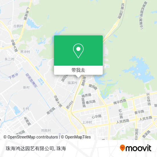 珠海鸿达园艺有限公司地图