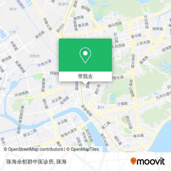珠海余郁群中医诊所地图