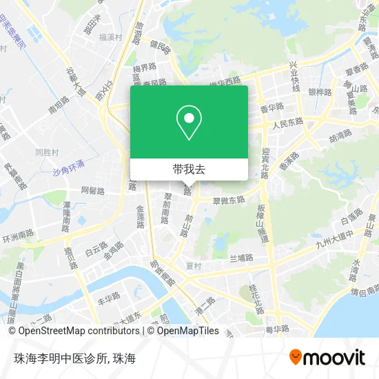 珠海李明中医诊所地图