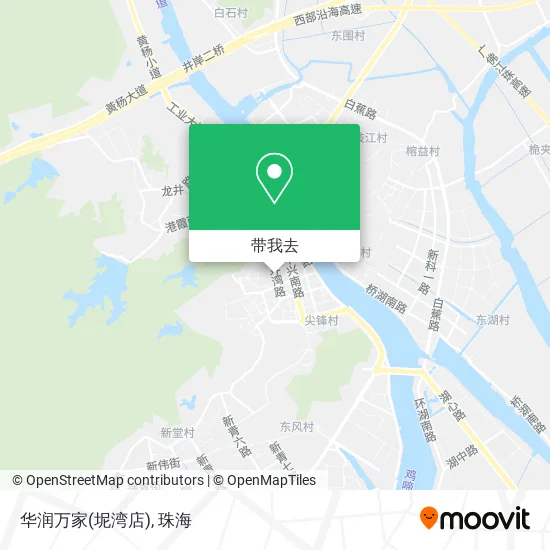 华润万家(坭湾店)地图