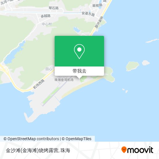 金沙滩(金海滩)烧烤露营地图
