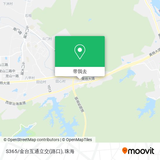 S365/金台互通立交(路口)地图