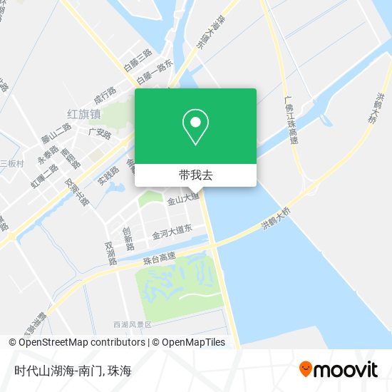 时代山湖海-南门地图