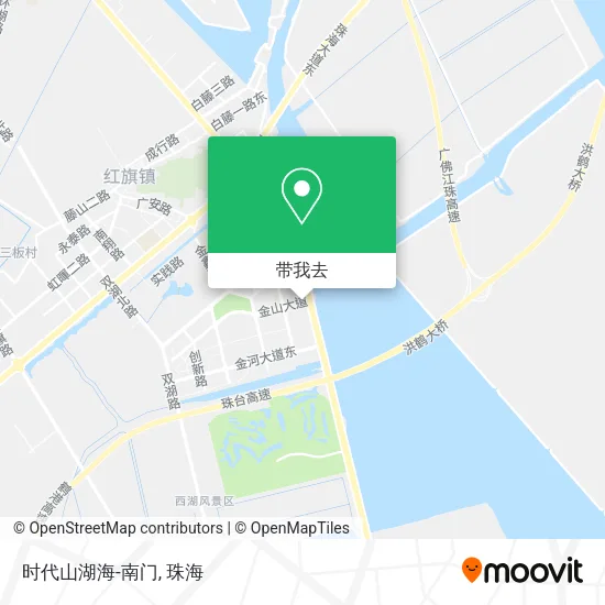 时代山湖海-南门地图
