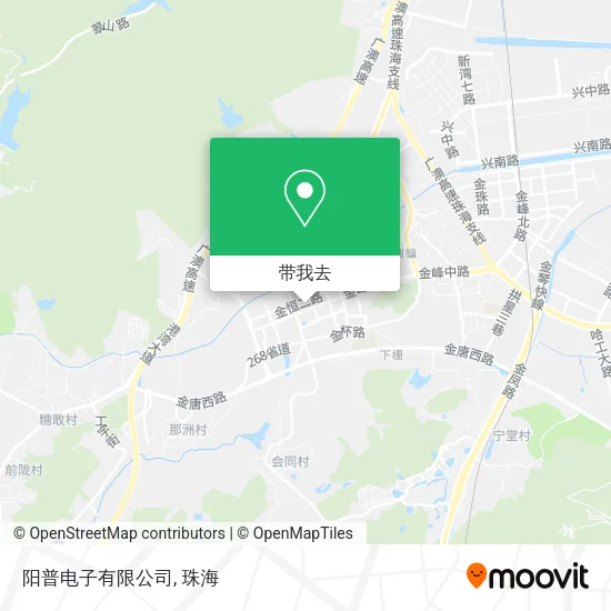 阳普电子有限公司地图