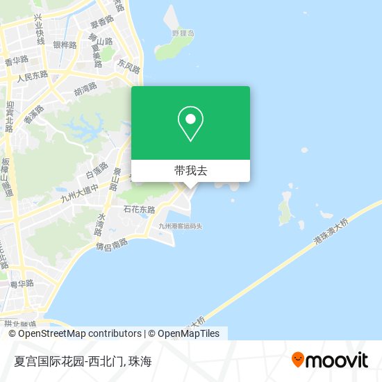 夏宫国际花园-西北门地图