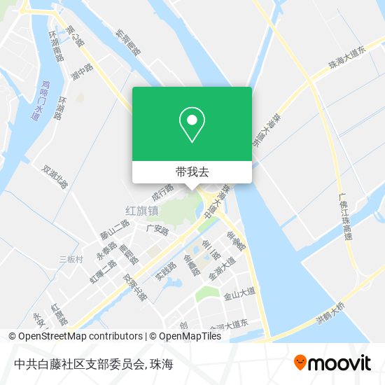 中共白藤社区支部委员会地图