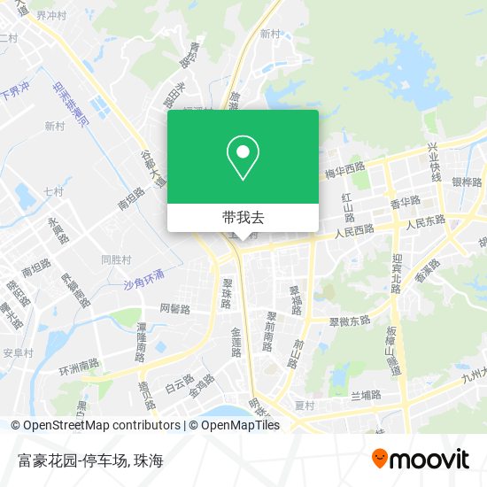 富豪花园-停车场地图