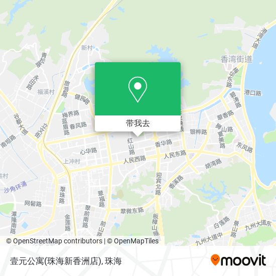 壹元公寓(珠海新香洲店)地图