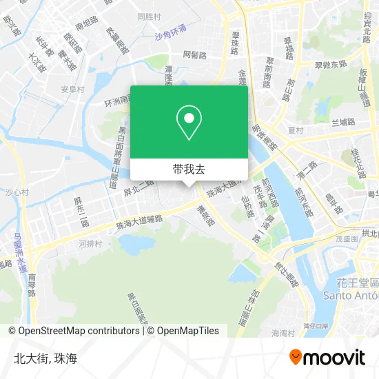 北大街地图