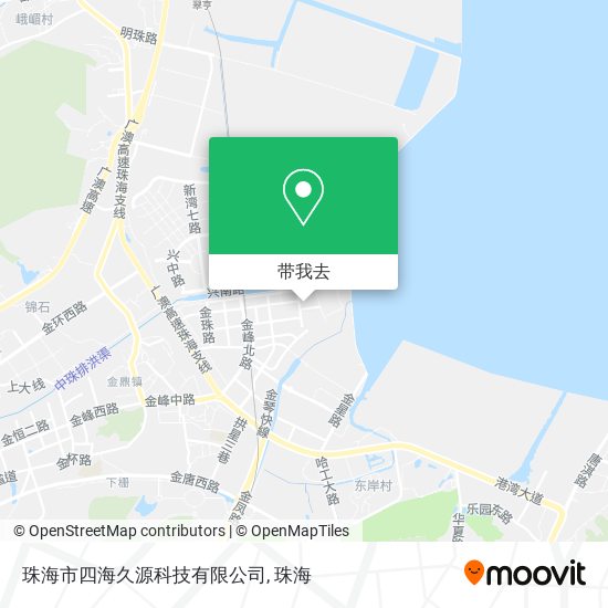 珠海市四海久源科技有限公司地图